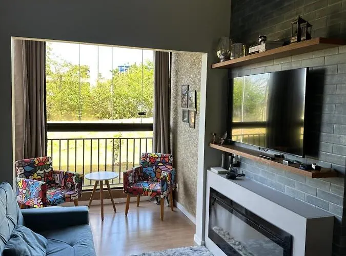 Apartamento Novissimo Top Com Lareira