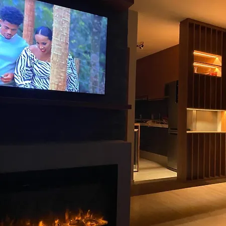 Apartamento Novissimo Top Com Lareira Campos do Jordao Exterior photo